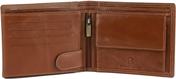 WILDHORN Genuine Leather Hand-Crafted Wallet For Men, Bifold Leather Wallet