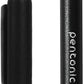 Pentonic Linc Ball Point Pen Blister Pack | 0.7 mm | Smooth Writing, Ultra- Low Viscosity Ink | Black Body, Black Ink Pack of 10