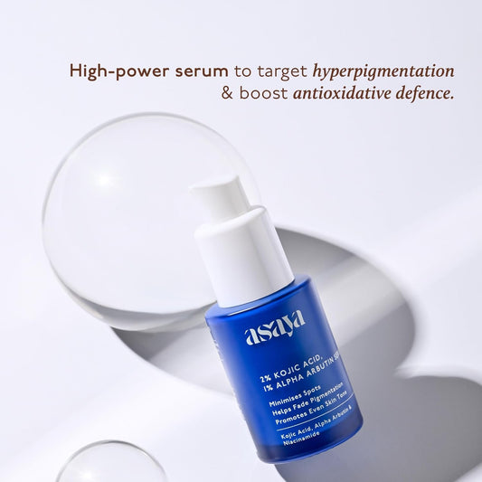Asaya 2% Kojic Acid + 1% Alpha Arbutin Face Serum 30 ml