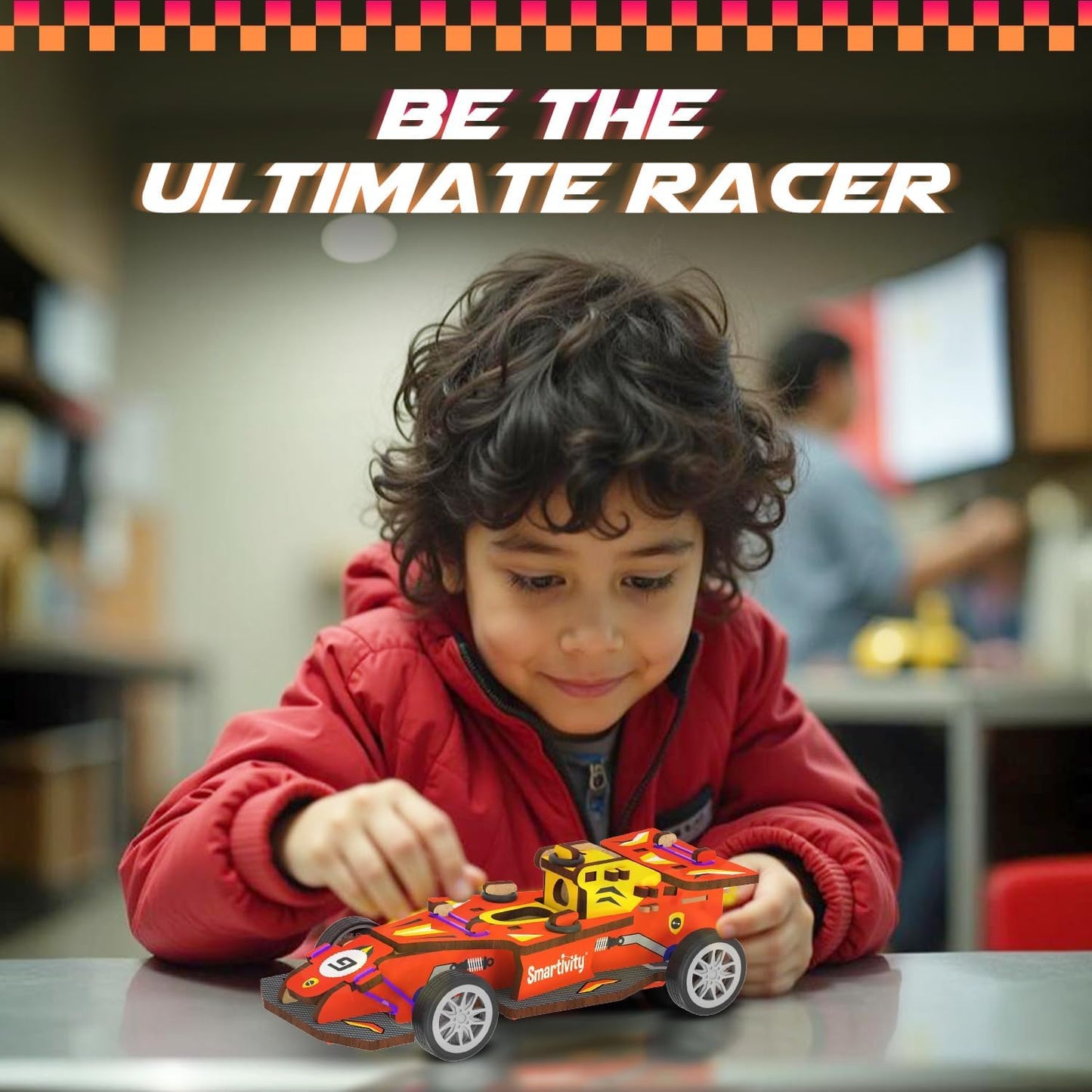 Smartivity DIY Speed CAR Toy for Kids Ages 6-12 | F1- Racing Car with Launcher