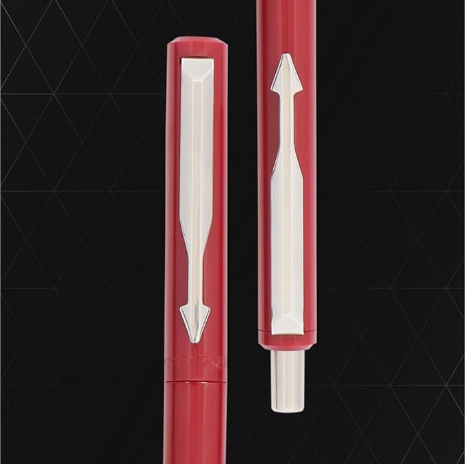 Parker Vector Standard Roller Ball Pen and - Red Body