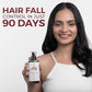 The Tribe Concept 90 Day Miracle Hair Oil, Hair Growth Oil, Hairfall & Breakage Control, Nourishing Shine with Bhringraj, Hibiscus, Amla, 100% Chemical Free & Natural - 200 ml