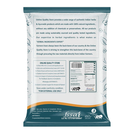 Online Quality Store Moringa Leaves, Dried Drumstick Tree Leaves, 100 gm