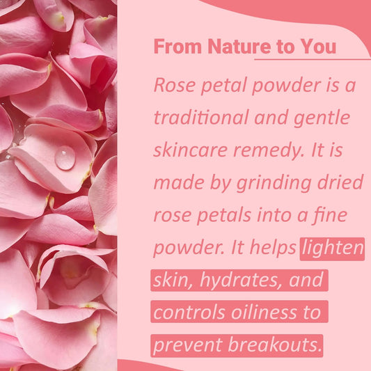 Mi Nature Pure Rose Petal Powder, 227 gm Pack of 2