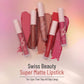 Swiss Beauty Super Matte Lipstick, Matte Finish, Shade - Pin Up Peach, 3.5 ml