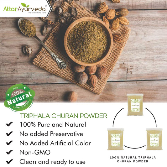 Attar Ayurveda Triphala Churan Powder (Ratio 1:2:3) - 600 grams