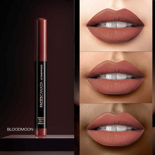FACES CANADA Ultime Pro HD Intense Matte Lips + Primer - Bloodmoon 20, 1.4 gm