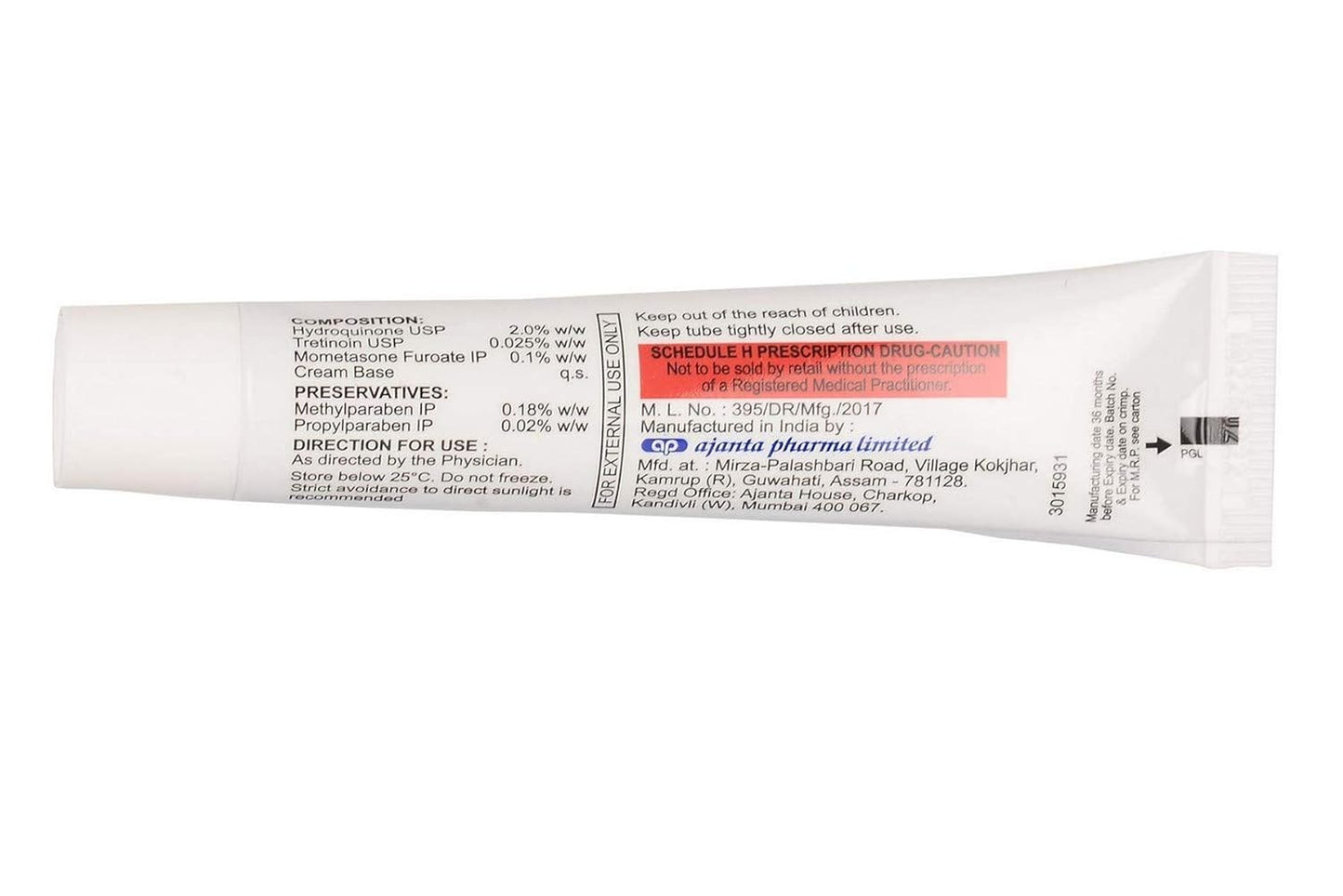 Melacare Tube Cream, 25 gm