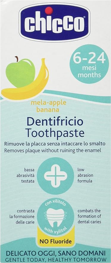 Chicco Apple-Banana Toothpaste With Fluoride 50ml 6-24M