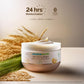 Mamaearth Rice Dewy Bright Light Moisturizing Cream With Rice Water & Niacinamide For Glass-Skin 200G |For Face, Hands & Body|24H Long-Lasting Moisturization