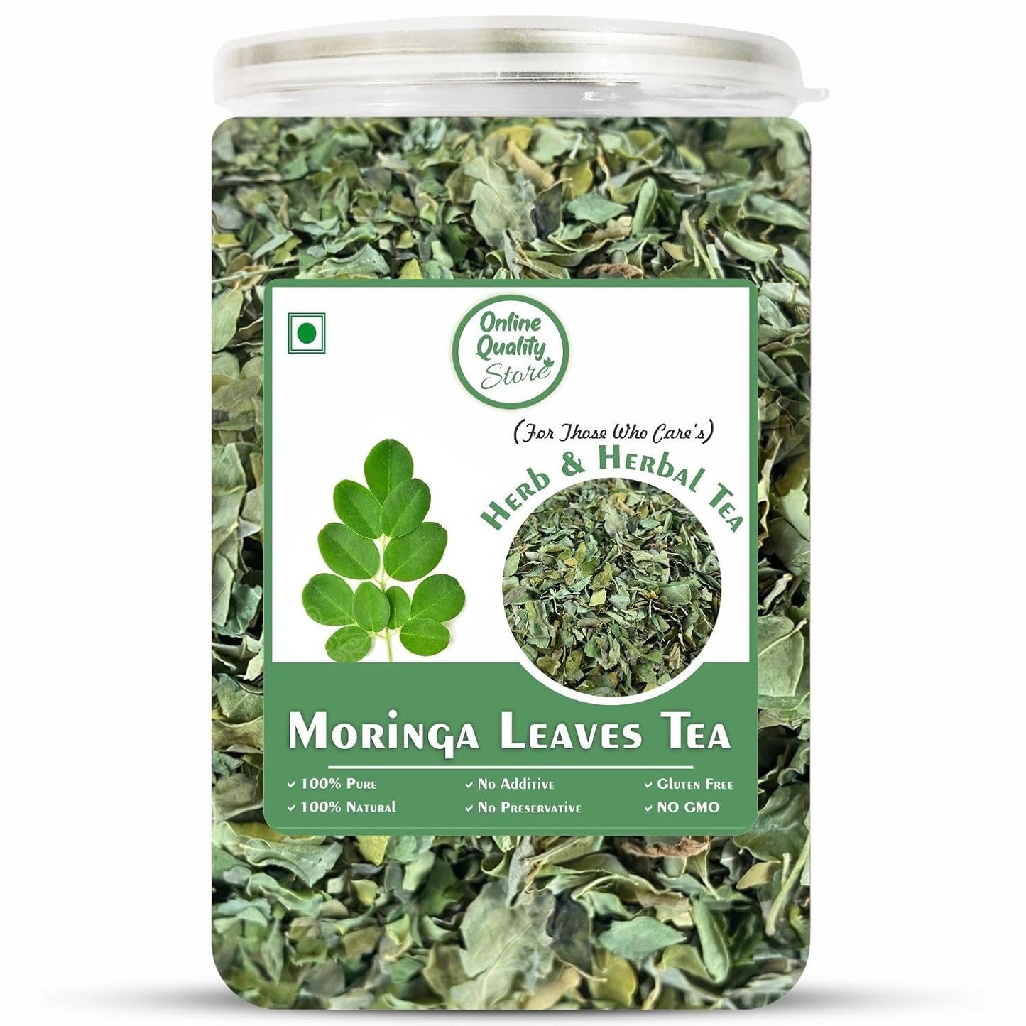 Online Quality Store Moringa Loose Leaves Tea - 100 gm
