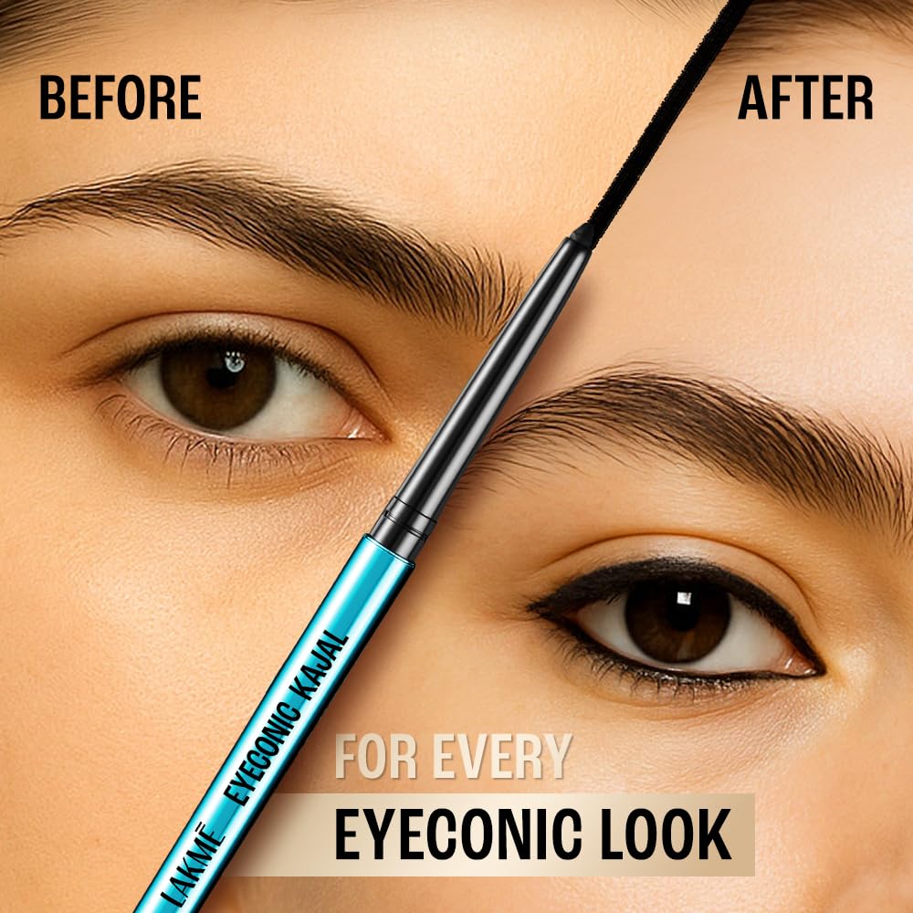 Lakme 9-5 Eyeconic Kajal, Classic Brown, 0.35gm