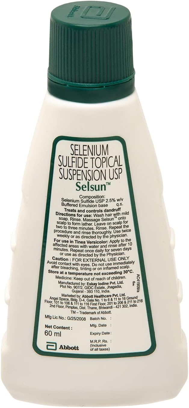 Selsun Suspension Anti Dandruff Shampoo 60 ml