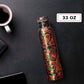 KC Pure Copper Designer Water Bottle with Leak Proof Protection, Ayurveda and Yoga Health Benefits, 1000 ml