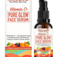 WishCare Pure Glow 35% Vitamin C Face Serum - With Hyaluronic Acid, Retinol, Niacinamide, Oranges, Berries & Turmeric - For Glowing, Bright, Young and Even Toned Skin - 30 ml