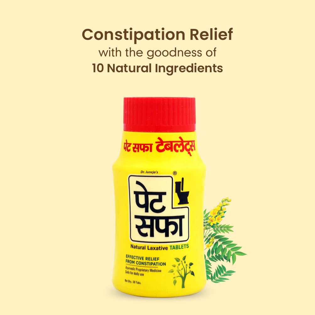 Pet Saffa Tablets, Relief from disgetive problems like Acidity, Gas & Bloating, 30 Unit (Pack of 3)