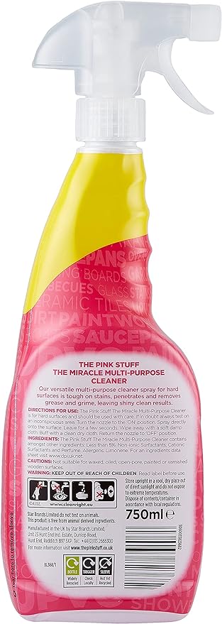 Stardrop-The Pink Stuff - The Miracle Multi-Purpose Cleaner Spray- 25.36 Fl Oz