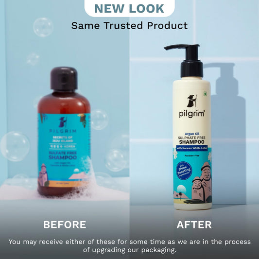 Pilgrim Mild Sulphate Free Shampoo Argan Oil, 200 ml