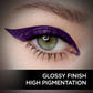 FACESCANADA Magneteyes Color Eyeliner Gel - Dramatic Purple,4Ml|Glossy Finish|24Hr Long-Lasting|Waterproof
