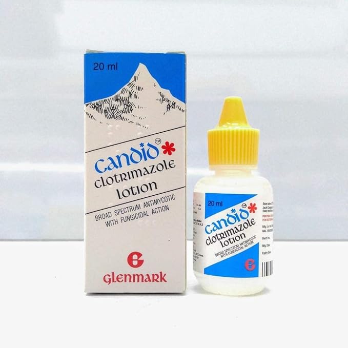 Glenmark Clotrimazole Topical Solution USP Antifungal Candid Lotion, 30 ml