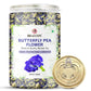 BRALCON Hibiscus Flower Tea,Butterfly Pea Flower Tea,Chamomile Flower Tea,Lemongrass Tea-400G(100G X 4 Pack)|Organic Herbal Tea Combo Pack-Caffeine Free In Seperate Packaging, 400 Gm