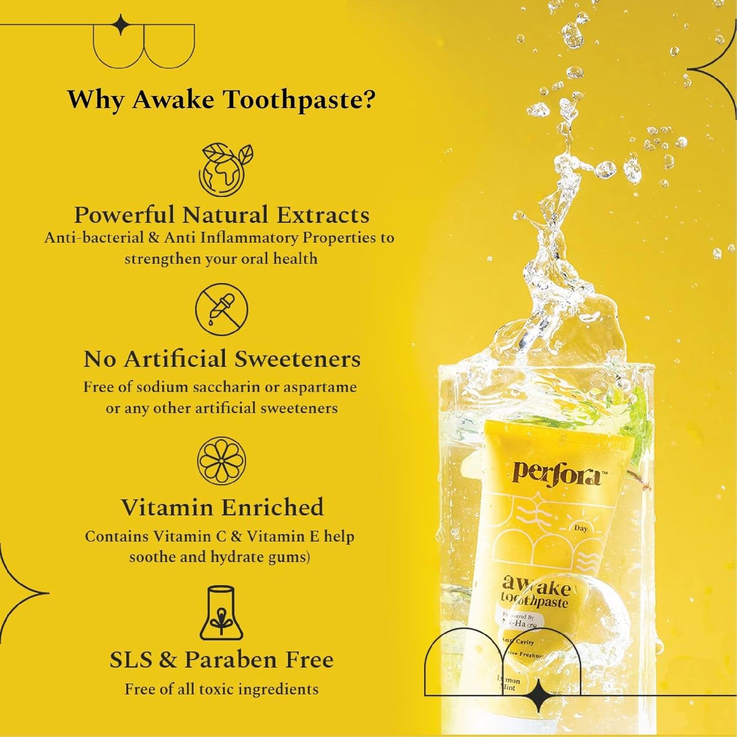 Perfora Awake Toothpaste, 100 gm