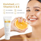 UV Doux Gold Silicone Sunscreen Gel SPF 50 PA+++|With Vitamin C & E|Broad Spectrum UVA/UVB Protection|Anti-Aging, Antioxidant-Rich, Water-Resistant Gel for Hyperpigmentation|Benzene-Free|50g