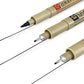 Sakura Pigma Micron - Pigment Fineliner Pens - 0.3/0.5mm/Graphic - Black Ink - Blister Pack of 3
