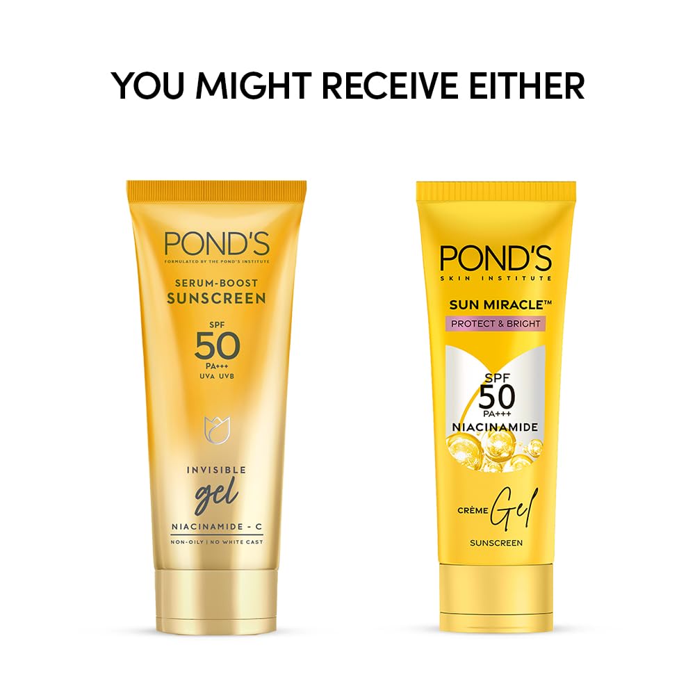 Pond's All Serum Boost Sunscreen Prevent And Fade Dark Patches With The Power Of Spf 50, 100 gm