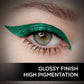 FACESCANADA Magneteyes Color Eyeliner Gel - Elegant Green,4 Ml|Glossy Finish|24Hr Long-Lasting