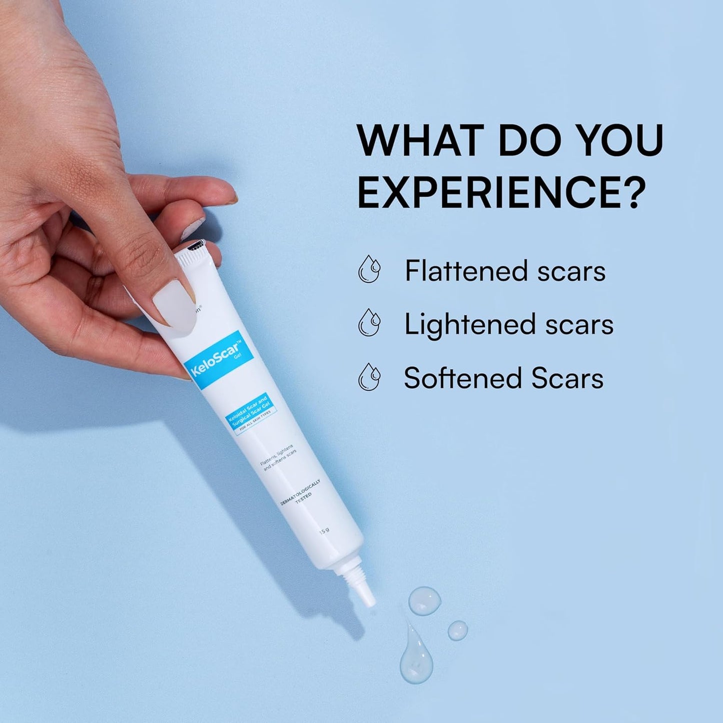 Brinton Keloscar Gel, Surgical Scar Gel for All Skin Types, 15 gm