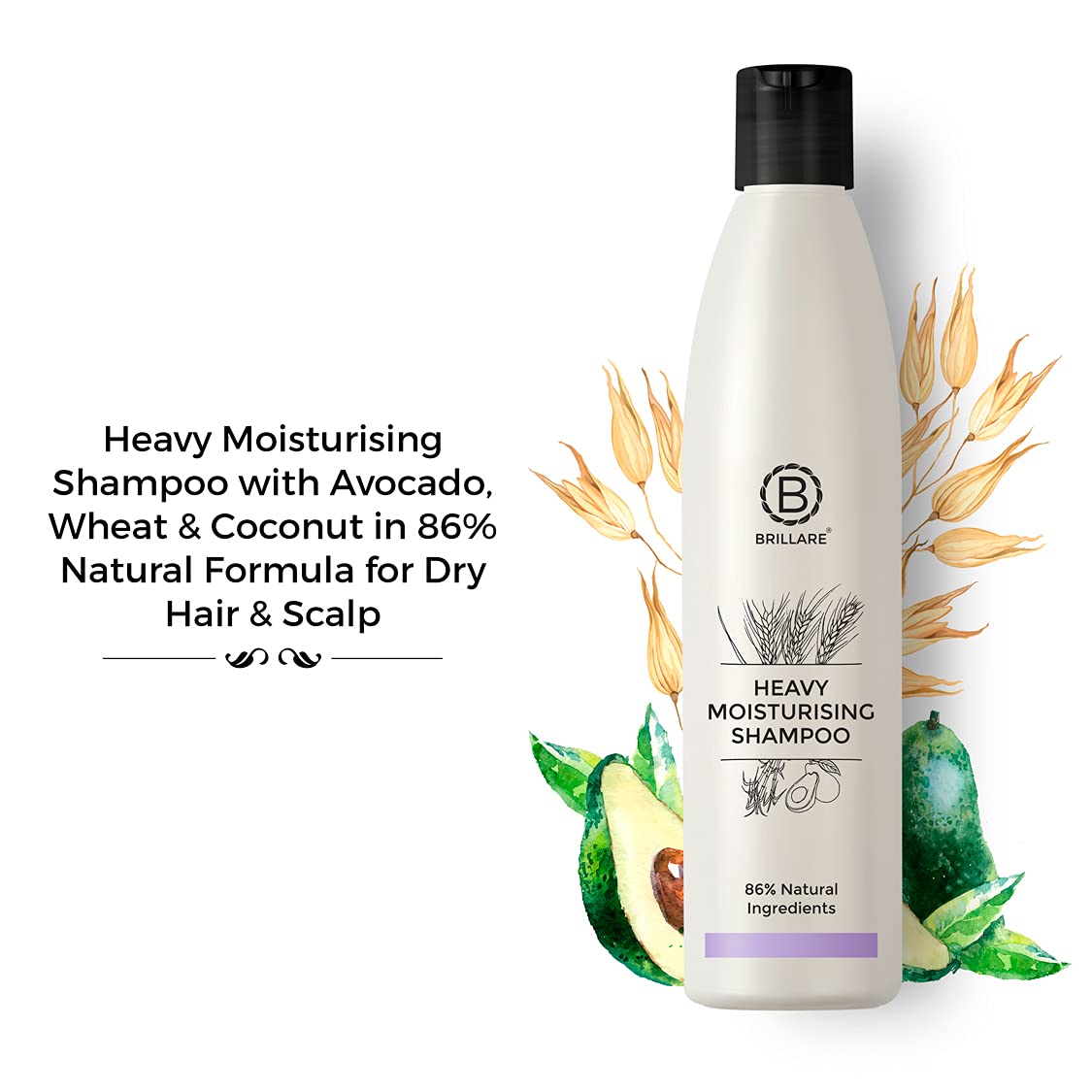 Brillare Professional Heavy Moisturizing Shampoo 300 ml