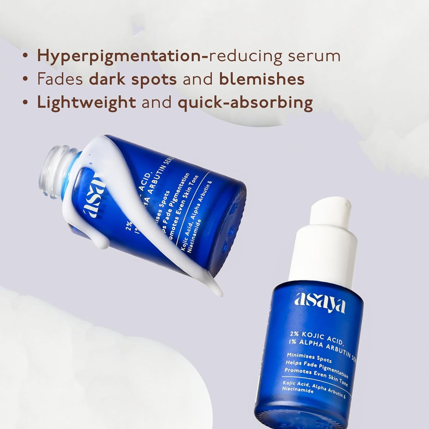 Asaya 2% Kojic Acid + 1% Alpha Arbutin Face Serum 30 ml