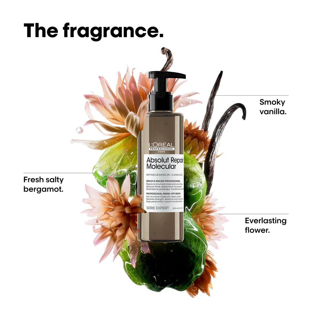Loreal Professionnel Paris Absolut Repair Molecular Deep Repairing Rinse-off Serum , 250 ml