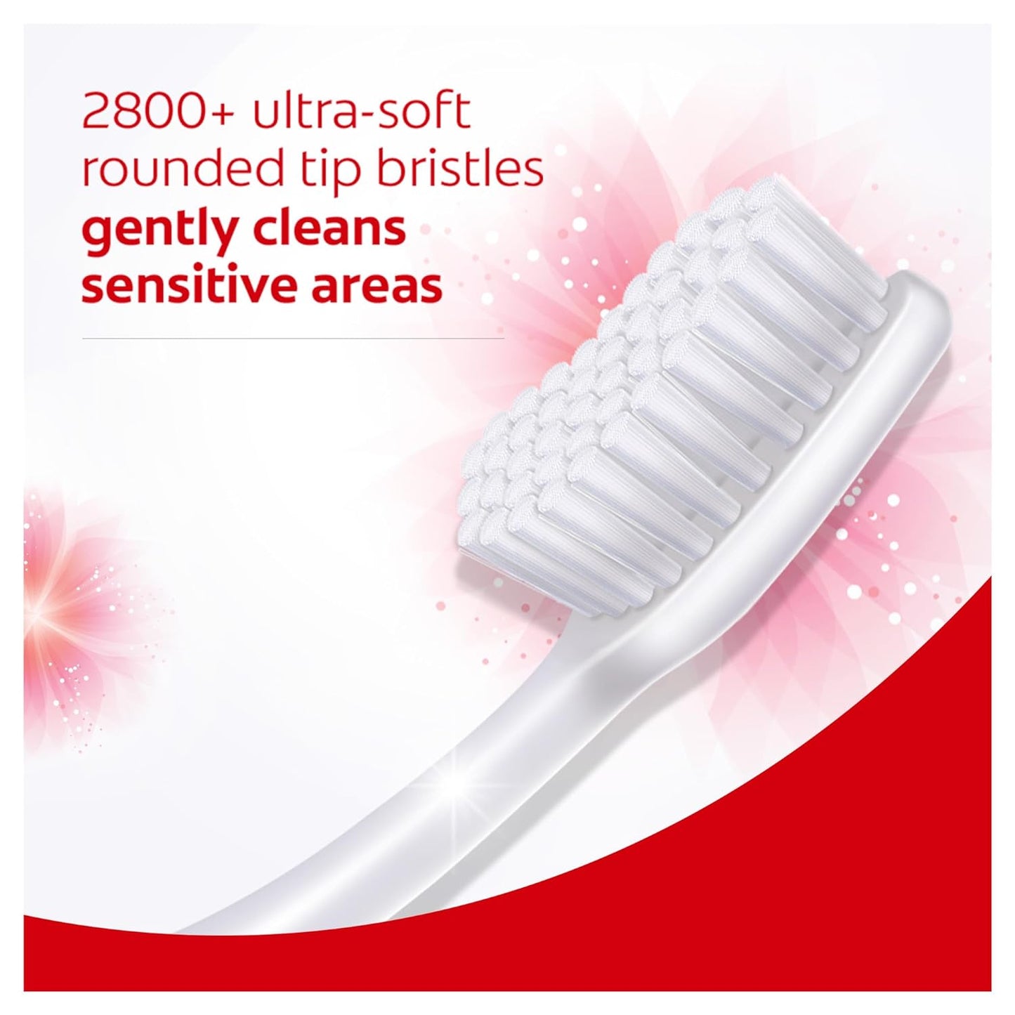 Colgate Gentle Sensitive Soft Bristles Manual Toothbrush, 4Pcs, Multi Colour