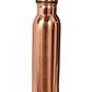 KC Copper Water Bottle and Jug Combo Set - 1000 ml Bottle, 2000 ml Jug, 2 Glasses - Brown