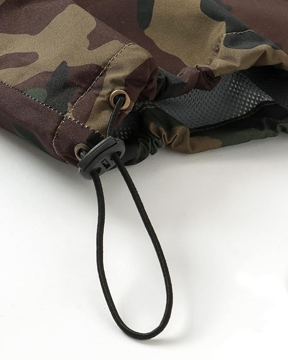 Wildroar Rain & Wind Cheater- Green Forest -Large -Size 40