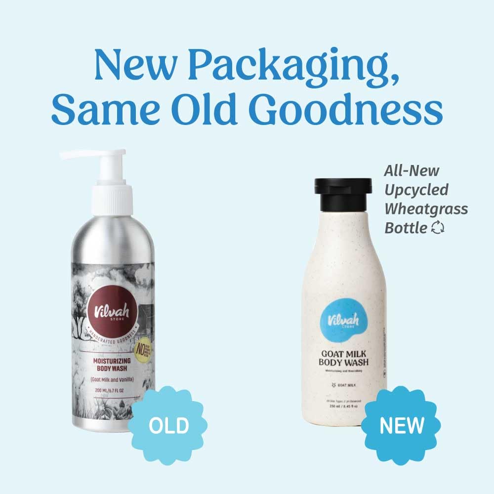 Vilvah Store Goat Milk Body Wash, 250ml