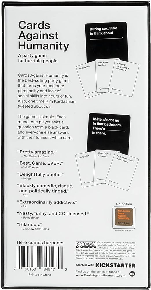 Cards Against Humanity: UK Edition