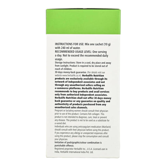 Herbalife HN - Skin Booster Powder, Orange Flavour - Pack Of 30