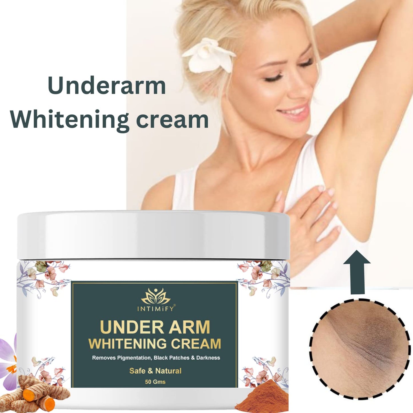 INTIMIFY Underarm Whitening Cream ,50 gm