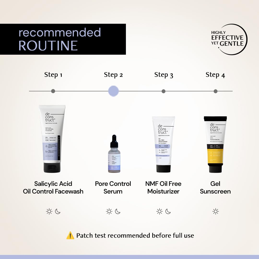 Deconstruct Pore Control Face Serum |2% Salicylic Acid 3% Niacinamide, 30 ml