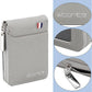 Storite Grey Leather Unisex Card Holder