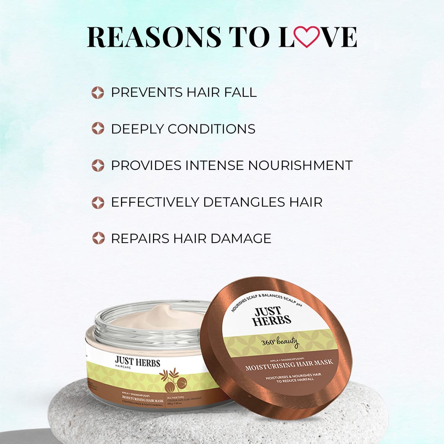 Just Herbs Ayurvedic Shirolepam Hair & Scalp Treatment Mask Cream 200 gm