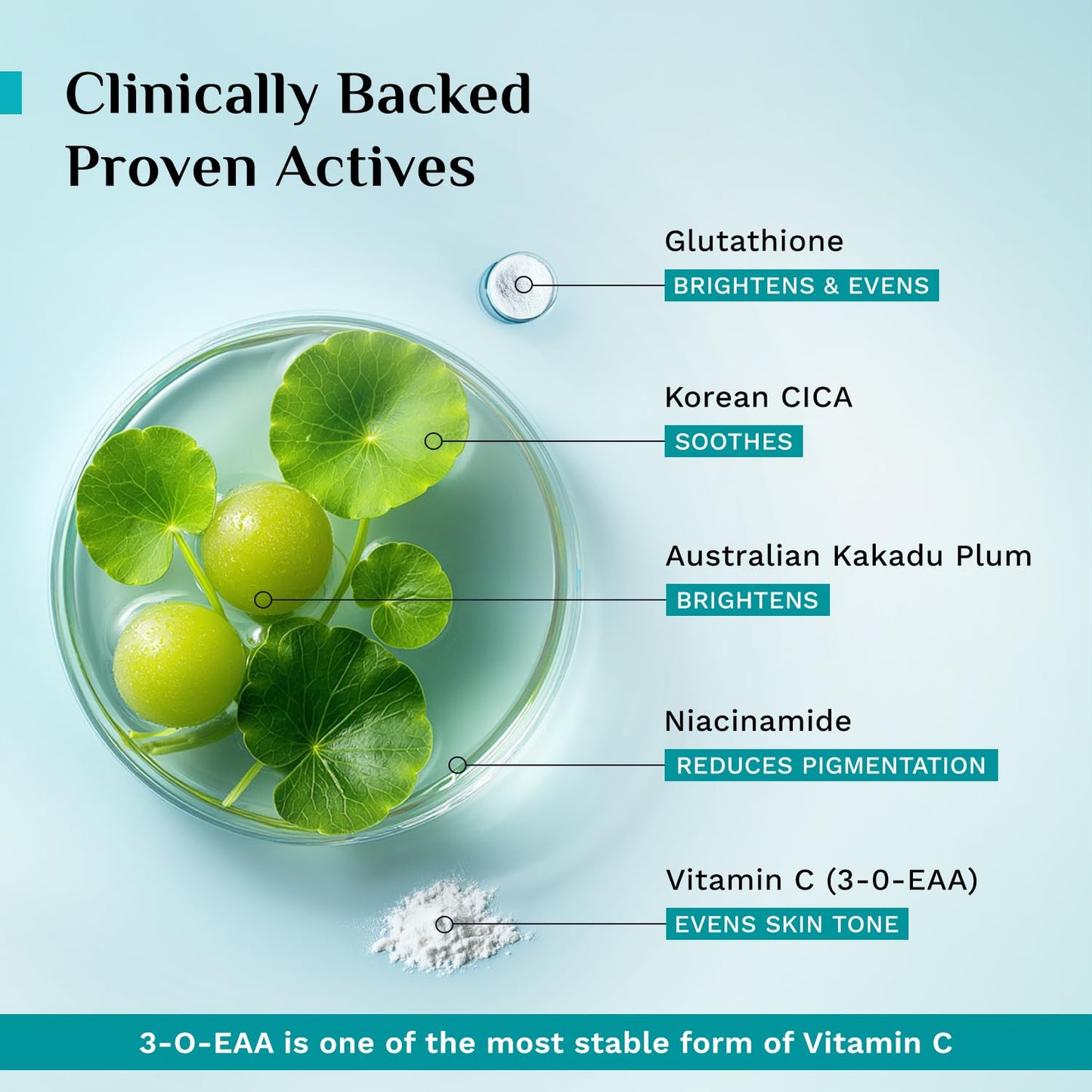 Pilgrim 10% Vitamin C Face Serum Roll-On with Niacinamide & Glutathion, 25 ml