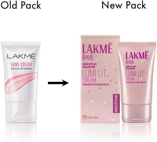 LAKME Lumi Cream,Moisturizer With Highlighter, Enriched With Niacinamide For All Skin Type,30 gm