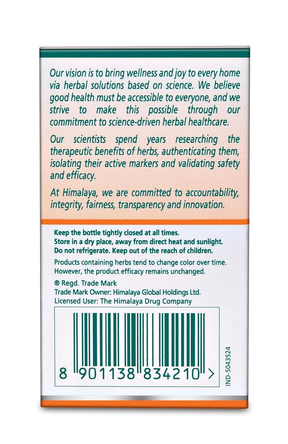 Himalaya Ashwagandha - General Wellness Tablets, 60 Tablets