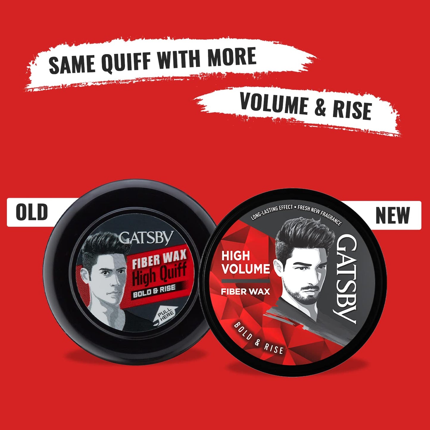 Gatsby Styling Fiber Hair Wax - Bold & Rise, 75 gm