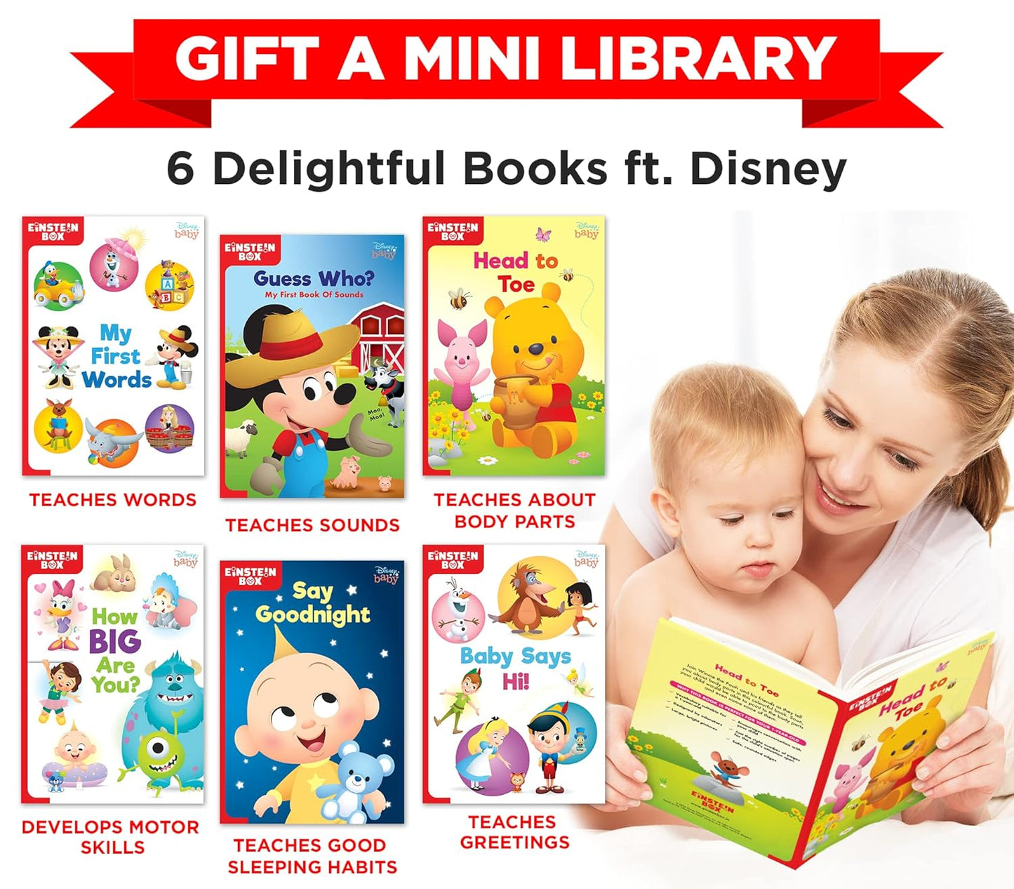 Disney for 1-Year-Old Boys/Girls, Set of 3