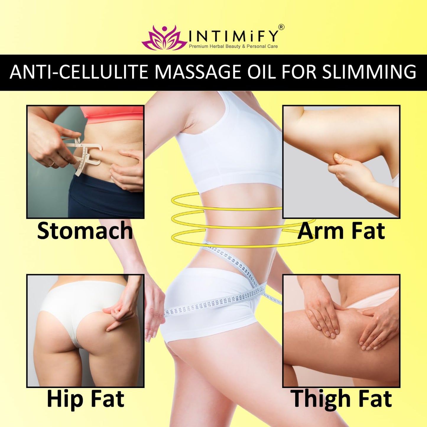 INTIMIFY Ginger Essential Oil For Massage & Hair Care, 30 ml Pack of 3